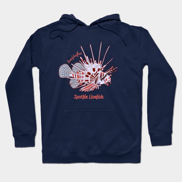 Spotfin Lionfish Hoodie by Reefhorse